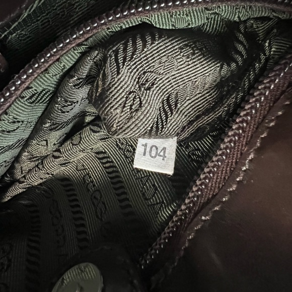 Authentic Prada Brown Leather Shoulder Bag - EUC - Picture 10 of 11